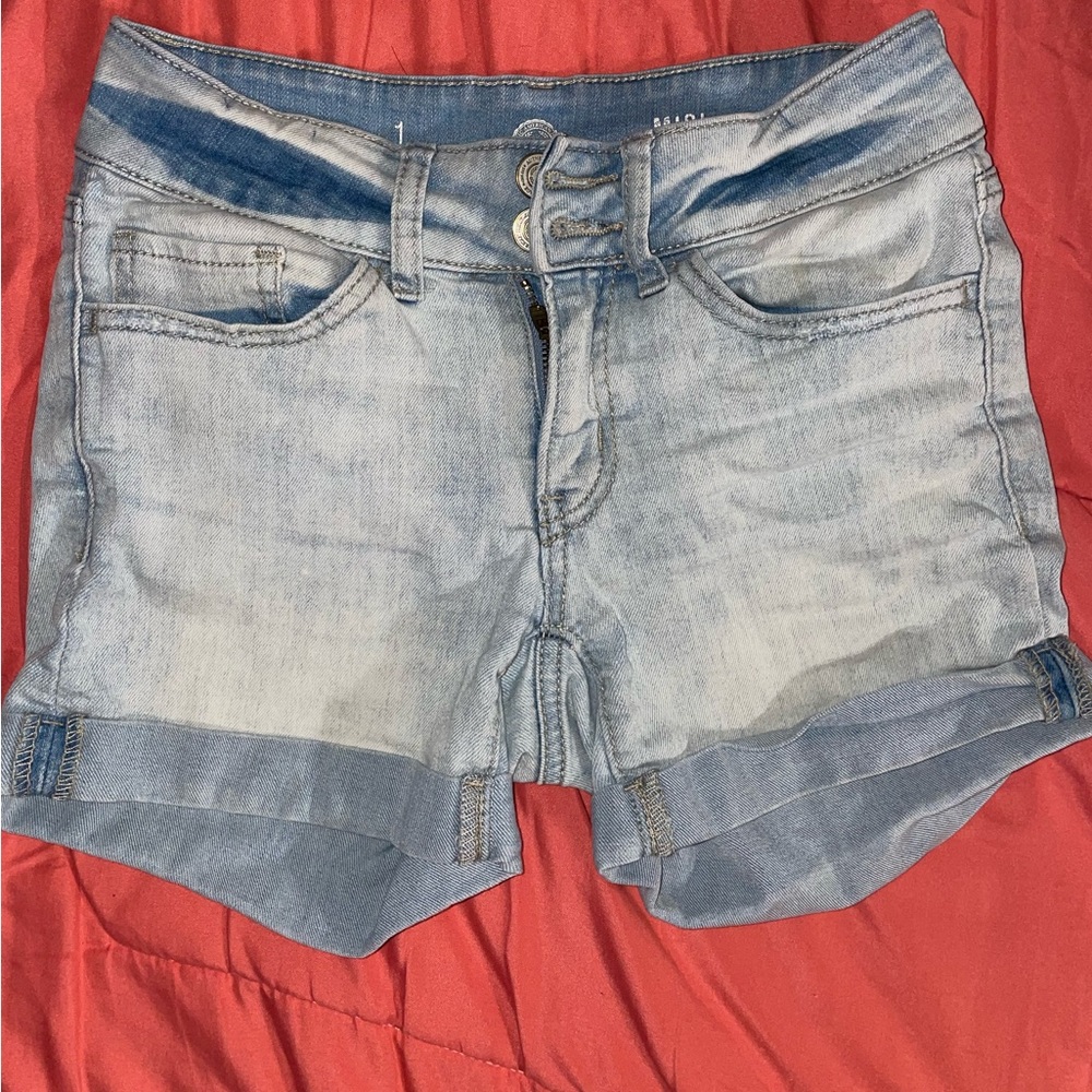 So Junior Midi Denim Shorts
